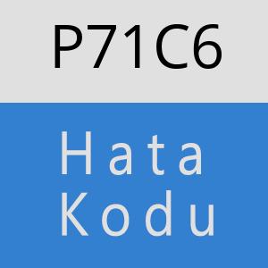 P71C6 hatasi