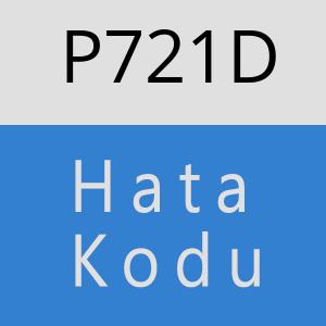 P721D hatasi