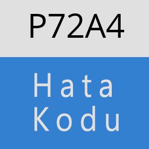 P72A4 hatasi