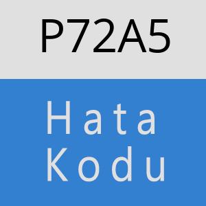 P72A5 hatasi