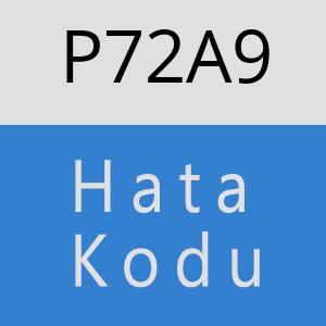 P72A9 hatasi