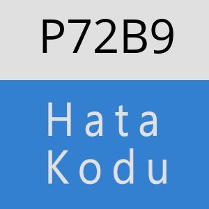 P72B9 hatasi