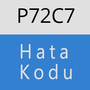 P72C7 hatasi