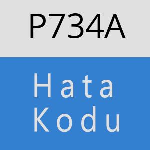 P734A hatasi