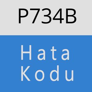 P734B hatasi