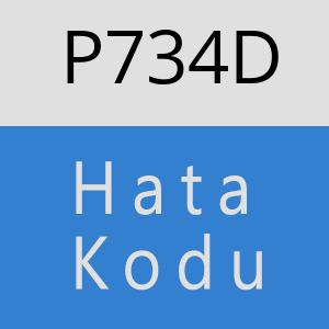 P734D hatasi