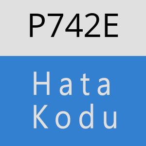 P742E hatasi