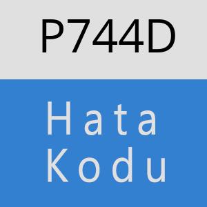 P744D hatasi