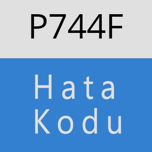 P744F hatasi