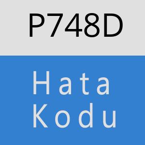 P748D hatasi