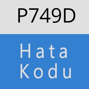 P749D hatasi