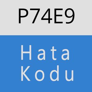 P74E9 hatasi