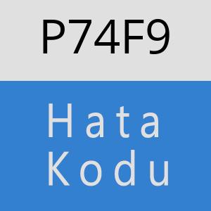 P74F9 hatasi