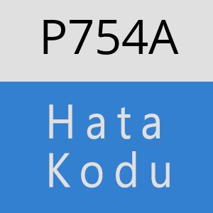 P754A hatasi