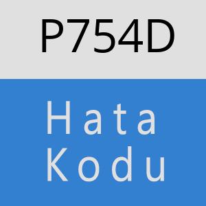 P754D hatasi