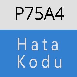 P75A4 hatasi