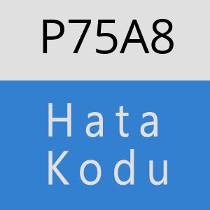 P75A8 hatasi