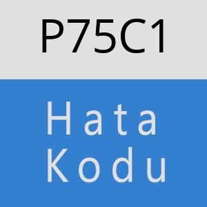 P75C1 hatasi