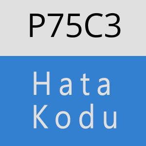 P75C3 hatasi