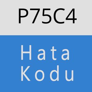 P75C4 hatasi