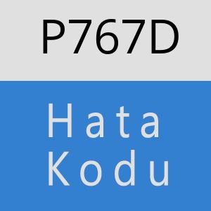 P767D hatasi