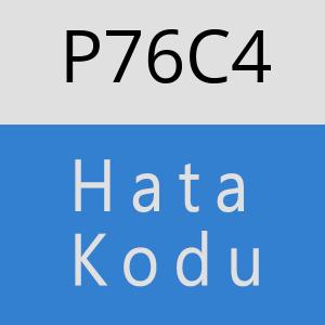 P76C4 hatasi