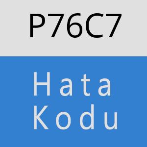 P76C7 hatasi