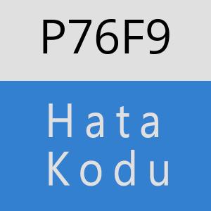 P76F9 hatasi