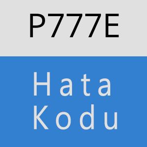 P777E hatasi