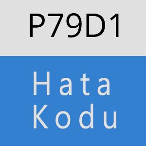 P79D1 hatasi