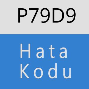 P79D9 hatasi