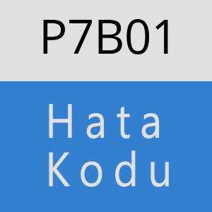 P7B01 hatasi