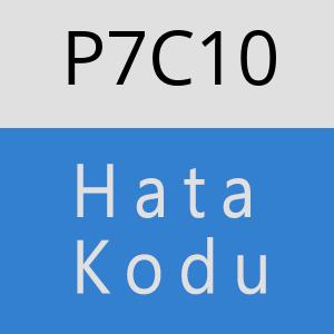 P7C10 hatasi