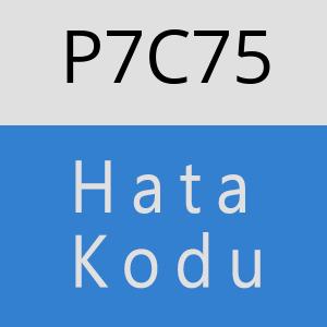 P7C75 hatasi