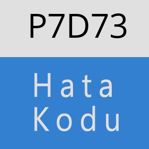 P7D73 hatasi