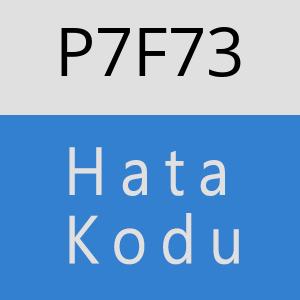 P7F73 hatasi