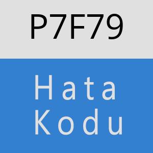 P7F79 hatasi