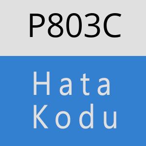 P803C hatasi