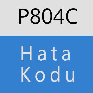 P804C hatasi