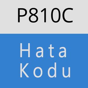 P810C hatasi