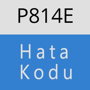 P814E hatasi