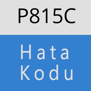 P815C hatasi