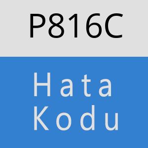 P816C hatasi