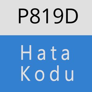 P819D hatasi