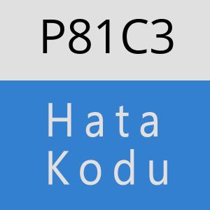 P81C3 hatasi