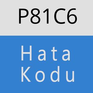 P81C6 hatasi