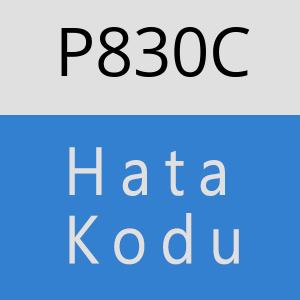 P830C hatasi