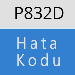 P832D hatasi