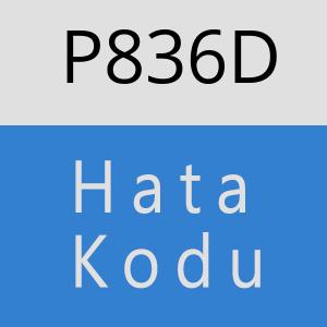 P836D hatasi