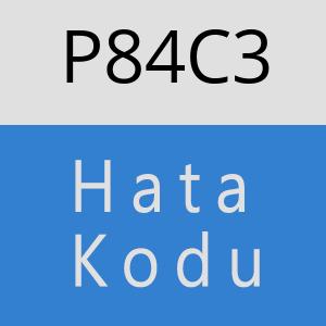 P84C3 hatasi